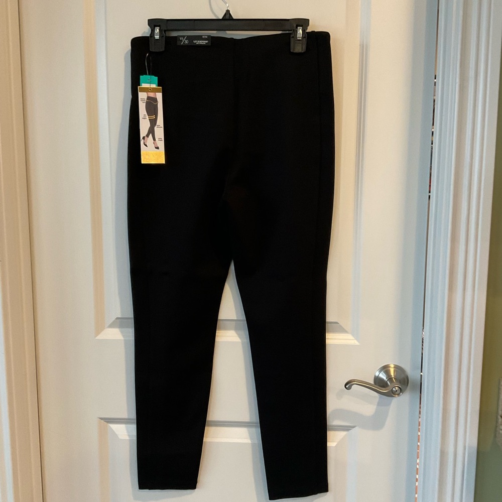 Liverpool Seamed Ankle Leggings in Black Size 10 Petite
